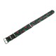 HNS Double Graphic Printed Tropical Ballistic Nylon Watch Strap With Polished Stainless Steel Buckle